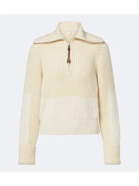 Pulover Bottega Veneta de lână bej