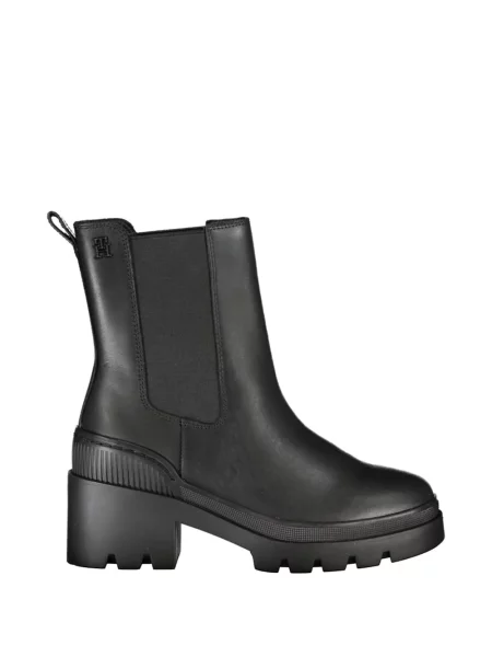 Botine chelsea Tommy Hilfiger cu autograf negru