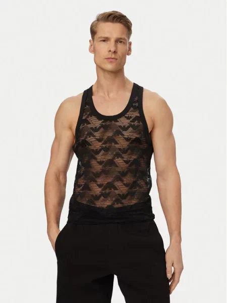 Emporio Armani Majica brez rokavov črna
