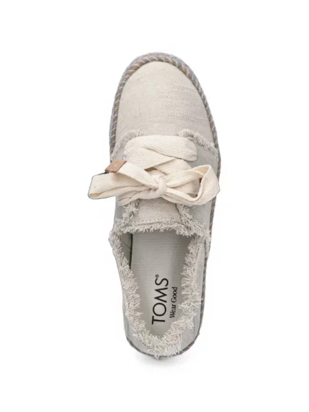 Espadrile Toms cu șireturi din dantelă