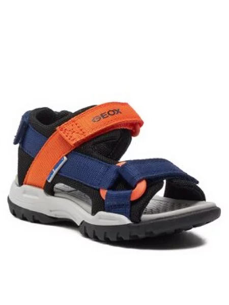 Geox Sandale J Borealis Boy M Tamnoplava