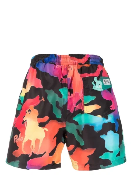 Raštuotos šortai Polo Ralph Lauren juoda