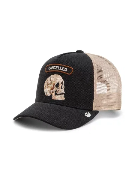Goorin Bros czapka z daszkiem trucker jeansowa Cancelled Denim Rocker czarna