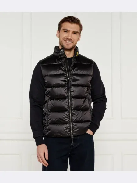 Vestă Neagrău Din Puf Pentru Bărbați Parajumpers Jeordie negru