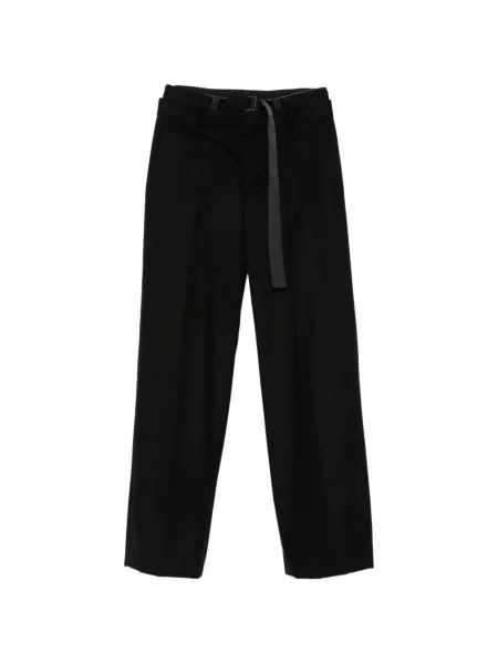 Cu centură pantaloni Sacai negru
