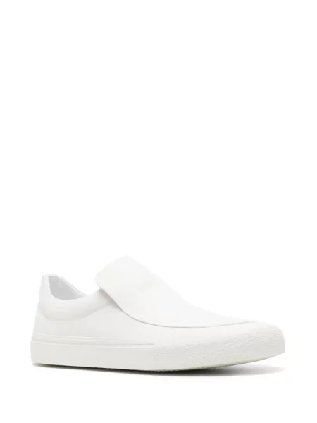 Sneakerși James Perse din canvas alb