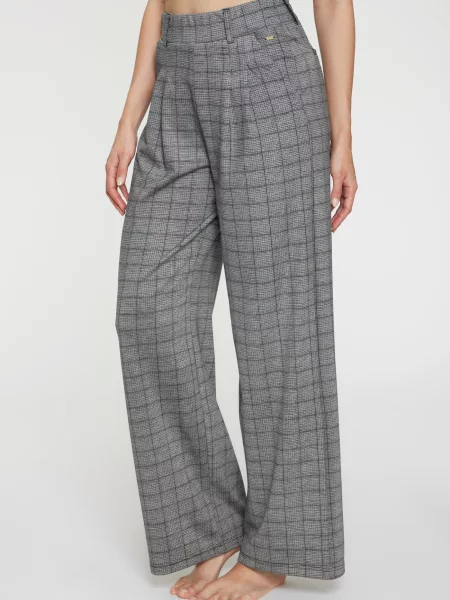 LASCANA Pantaloni cutați / închis gri