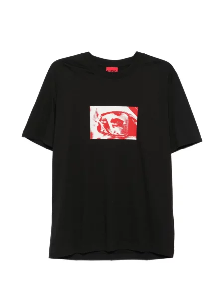 Tricou Hugo cu imagine negru