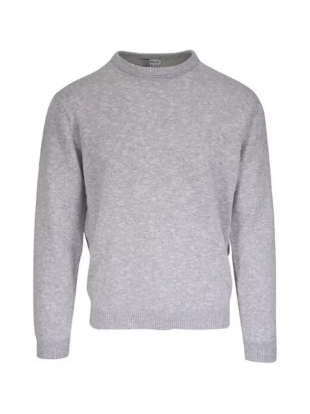 Svetr Peter Millar s kulatým výstřihem šedý