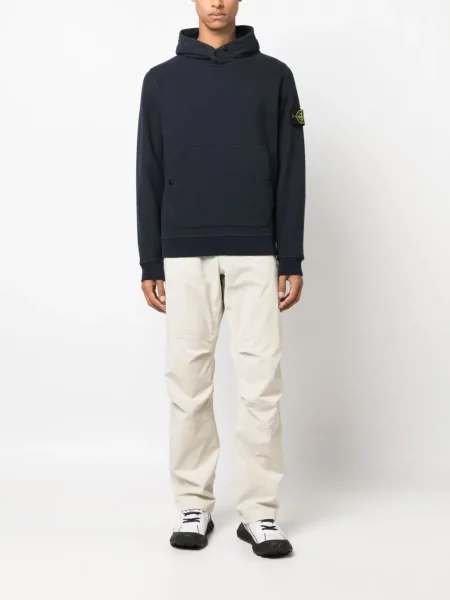 Kalhoty Stone Island s vysokým pasem s kamínky