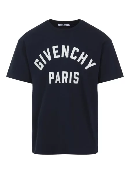 Tricou Givenchy cu imagine albastru
