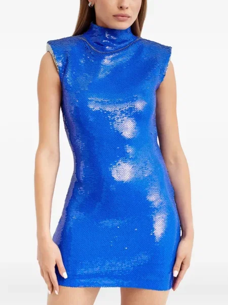 Rochie mini Nué cu paiete de costum albastru