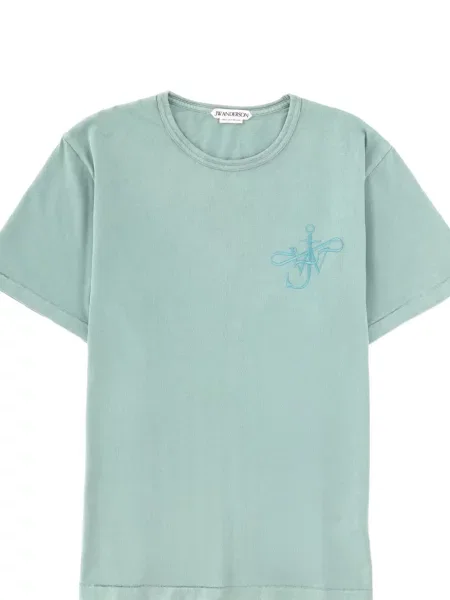 Tricou Jw Anderson cu broderie verde