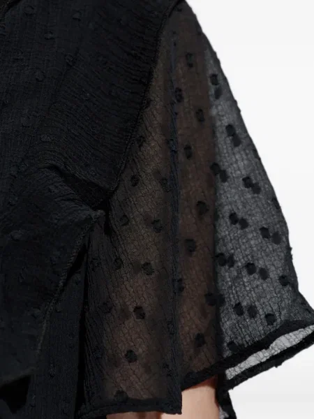 Rochie Allsaints cu buline de costum negru