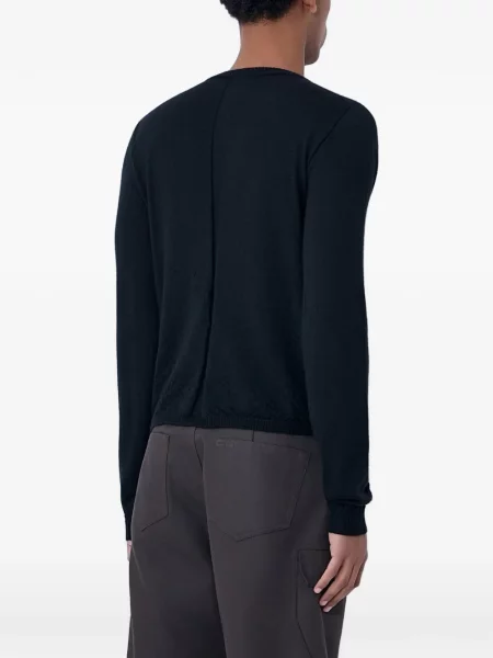 Pulover Rick Owens cu decolteu rotund negru
