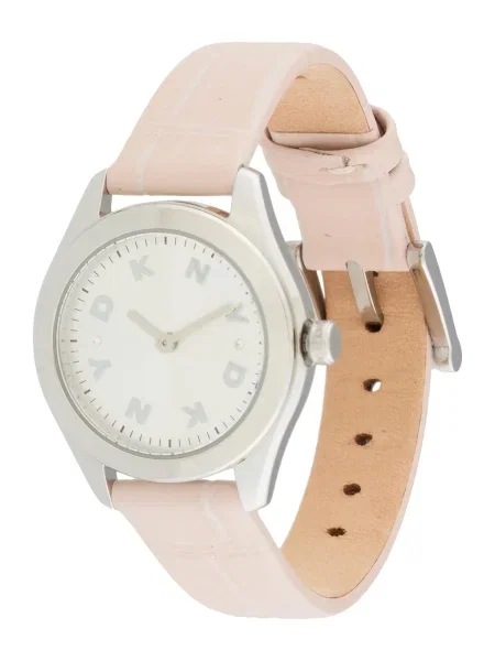 DKNY Ceas analogic crem / argintiu alb