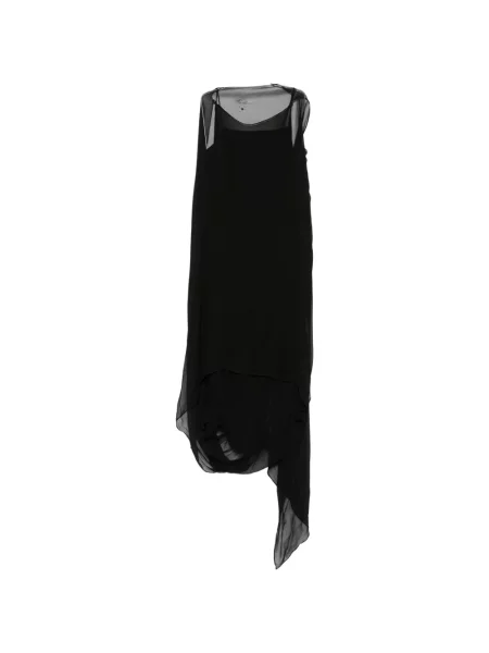 Rochie maxi Staud drapată negru