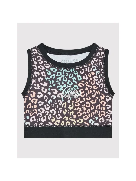 Guess Felső Slim Fit fekete