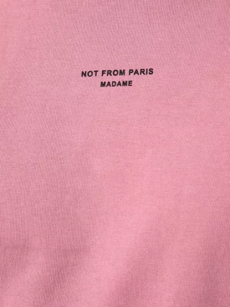 Drôle de Monsieur футболка оверсайз Classic Slogan