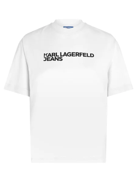 Karl Lagerfeld Jeans Tricou alb