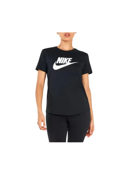 Koszulka sportowa Nike z krótkim rękawem czarna