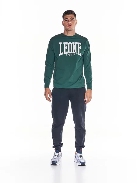 Leone Apparel koszulka z długim rękawem zielona