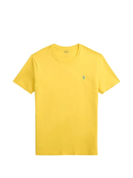 Tricou polo Polo Ralph Lauren cu broderie galben