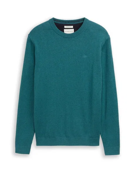 TOM TAILOR Pulover petrol verde