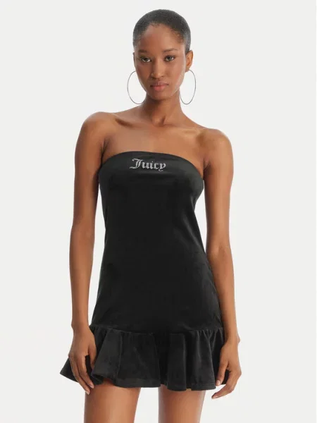 Juicy Couture Повсякденна сукня Ruffle чорний