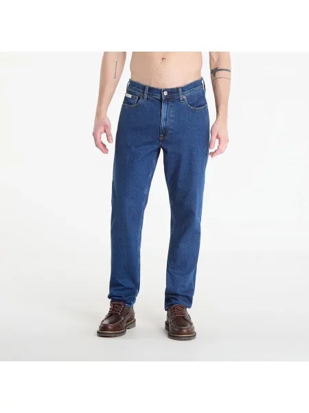 Blugi Calvin Klein Jeans Classic Taper Pacifico Jean Blue albastru