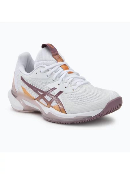 Дамски обувки за тенис ASICS Solution Speed FF 3 white/dusty mauve бяло