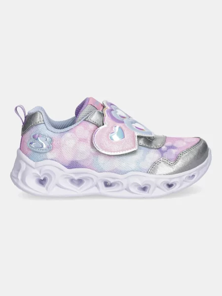 Skechers tenisky HEART LIGHTS LOVIN REFLECTION fialové