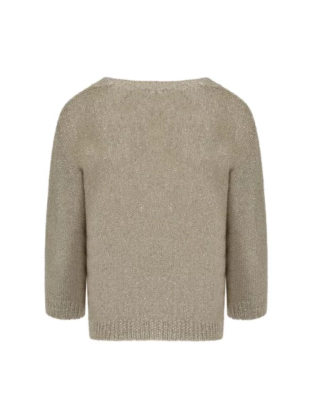 Sweter Weekend Max Mara beżowy