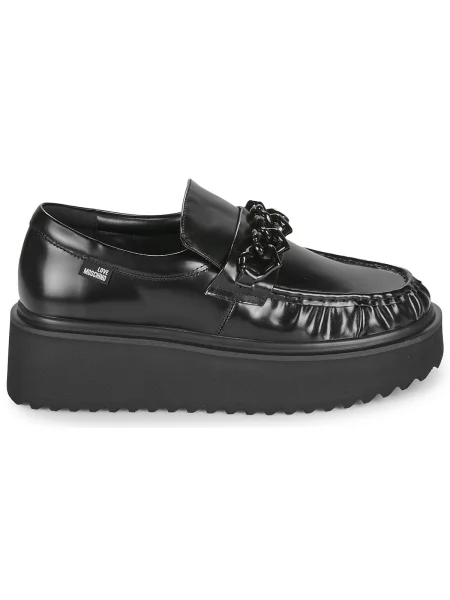 Tenisky Love Moschino na platforme čierna