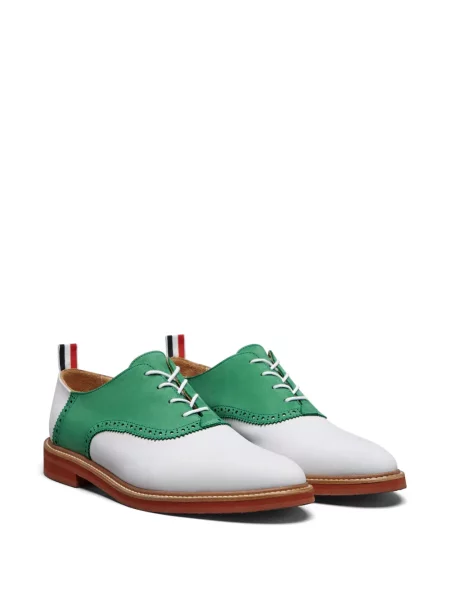 Oxford Thom Browne din țesătură twill alb