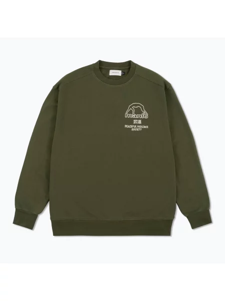 Bluza MANTO Society khaki zielona