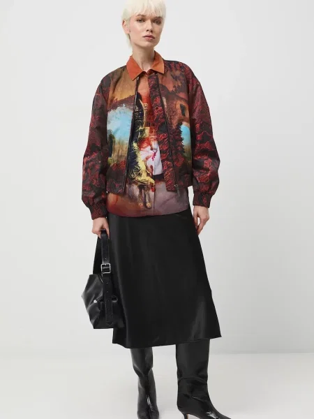 Medicine kurtka bomber multicolor przejściowa