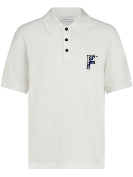 Polo Ferragamo alb