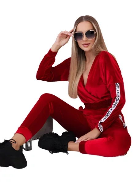 Kalhoty Kesi červené