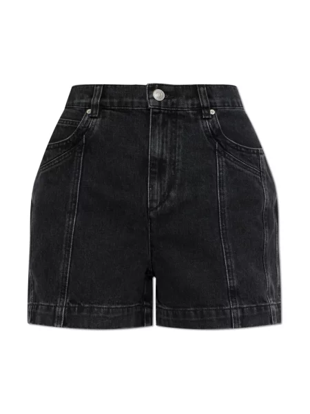 Szorty jeansowe Marant Etoile czarne