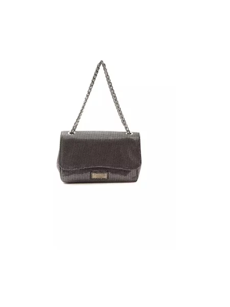 Torebka crossbody Pompei Donatella skórzana szara