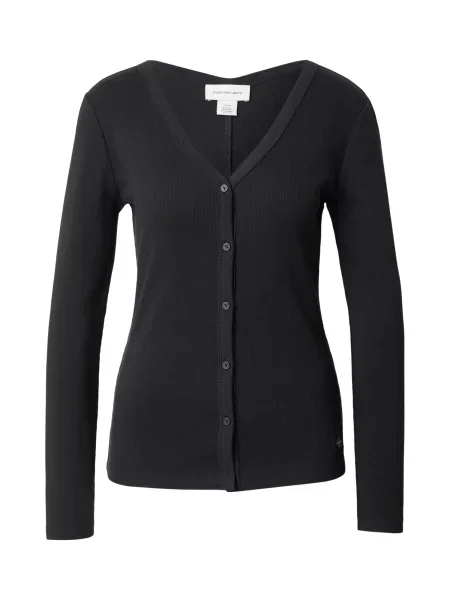 Calvin Klein Jeans Geacă tricotată negru