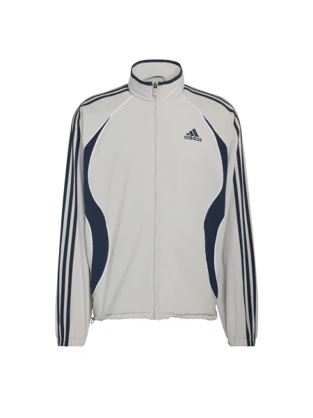 ADIDAS ORIGINALS Přechodná bunda Teamgeist Adicolor Track / tmavě zelená šedá