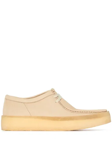 Pantofi Clarks Originals cu șireturi din dantelă