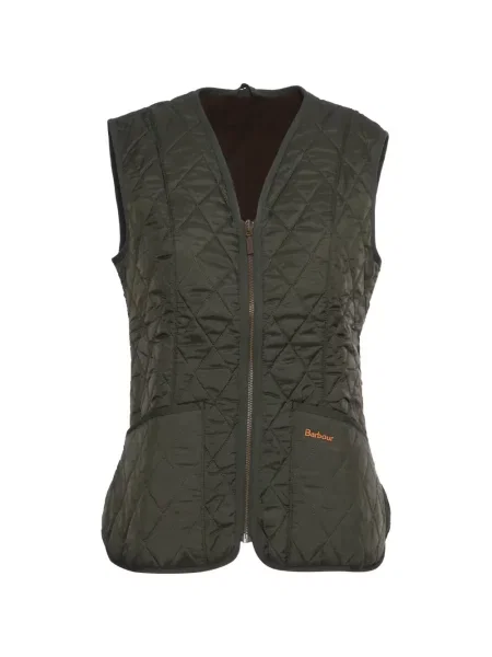 Matlasat vestă Barbour verde