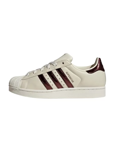 Sneakers adidas Superstar II Off White/ Maroon/ Gold Met. EUR 36 białe