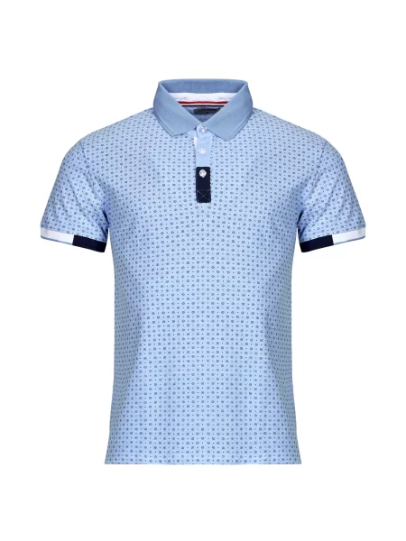 Polo majica Yurban s kratkimi rokavi modra