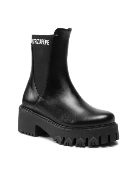 Škornji Patrizia Pepe črna