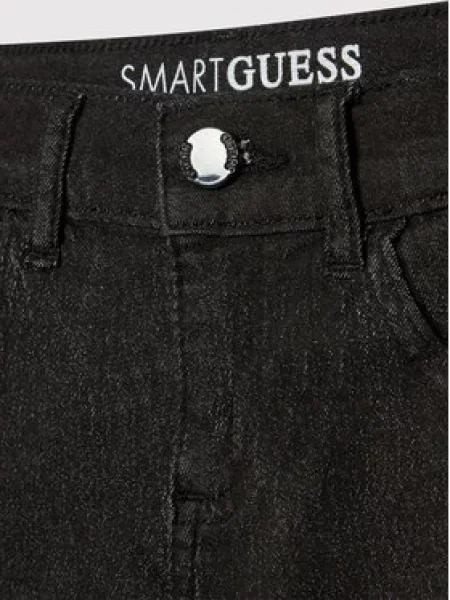 Džínové šortky Guess černé