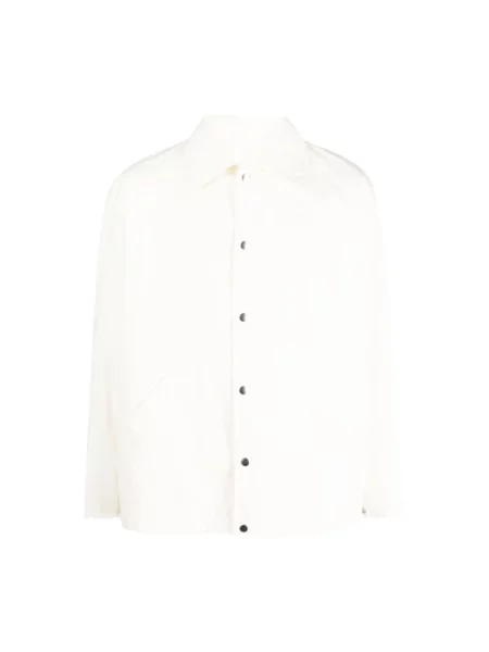 Kurtka Jil Sander z logo biała